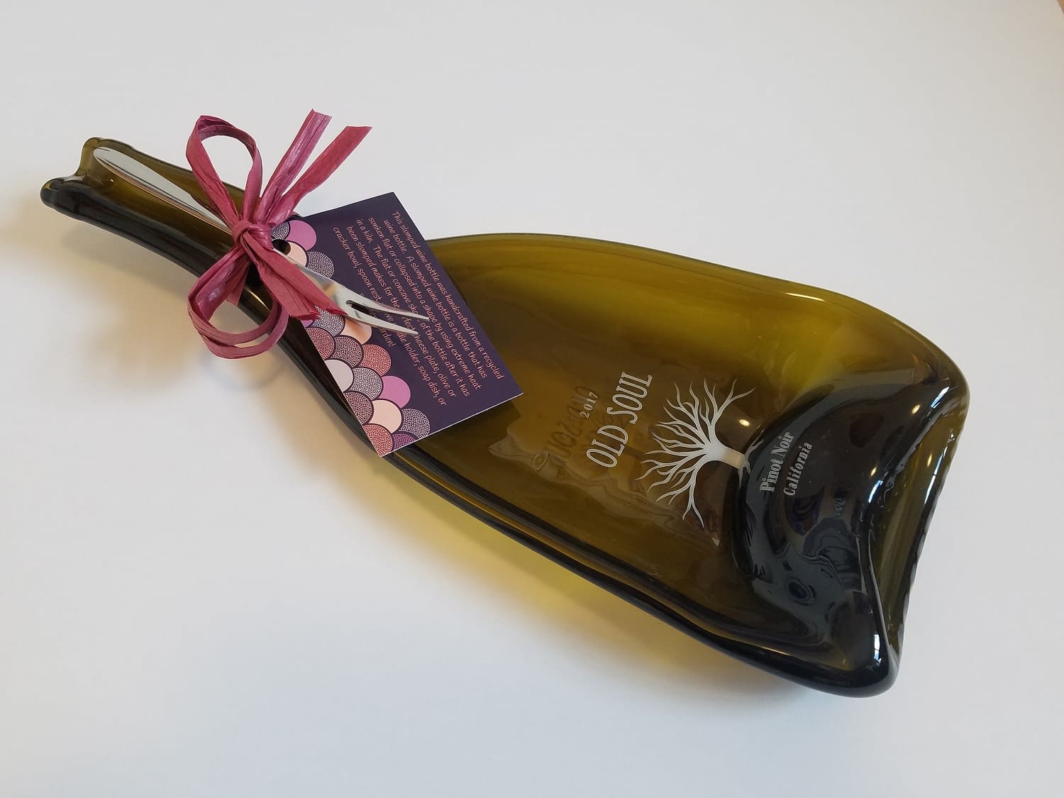 Melted Flattened Wine Bottles For Sale 25 The Krafty Caterer