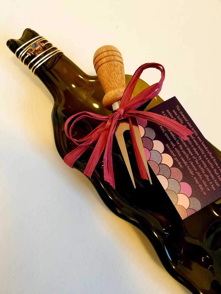 Melted Flattened Wine Bottles For Sale 25 The Krafty Caterer