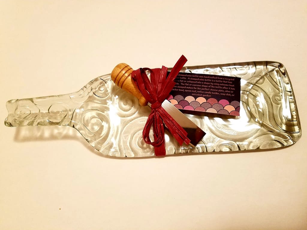 Melted Flattened Wine Bottles For Sale 25 The Krafty Caterer