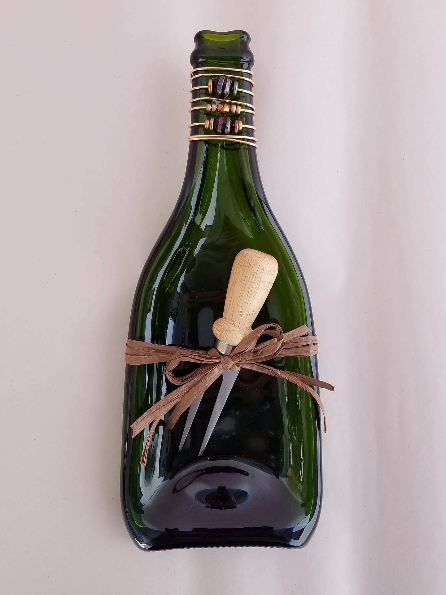 Melted Flattened Wine Bottles For Sale 25 The Krafty Caterer