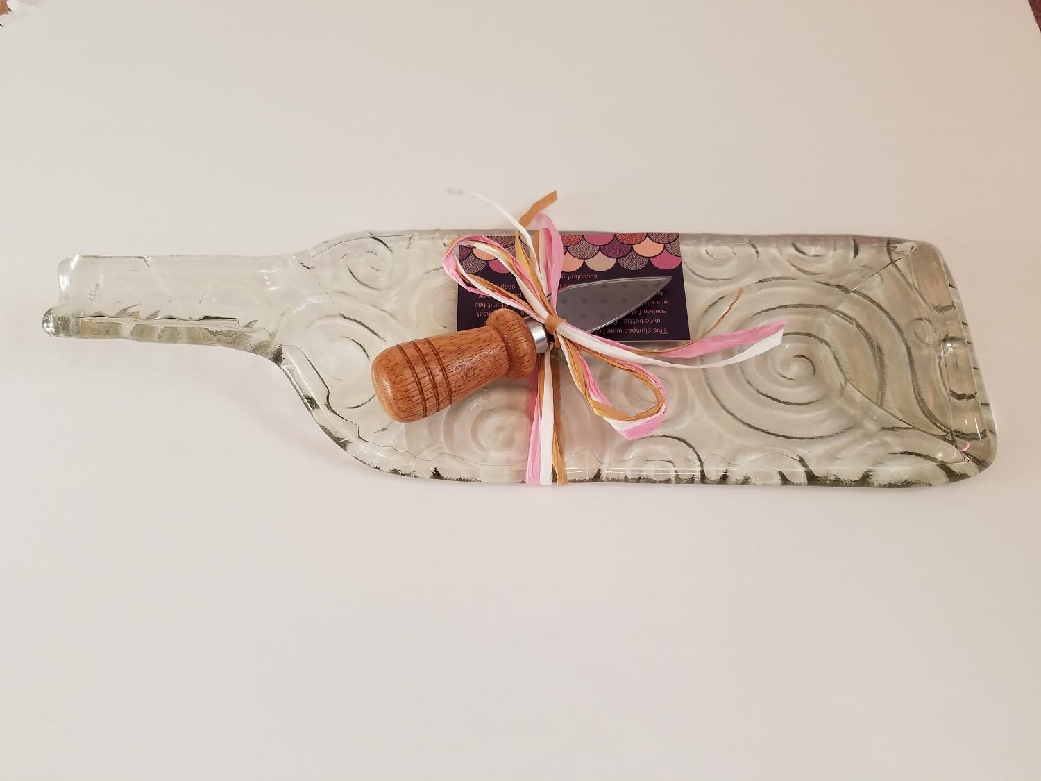 Melted Flattened Wine Bottles For Sale 25 The Krafty Caterer