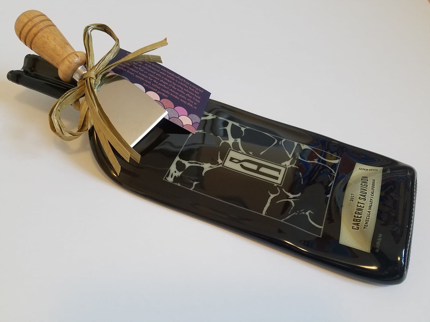 Melted Flattened Wine Bottles For Sale 25 The Krafty Caterer