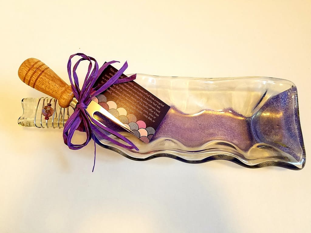 Melted Flattened Wine Bottles For Sale 25 The Krafty Caterer