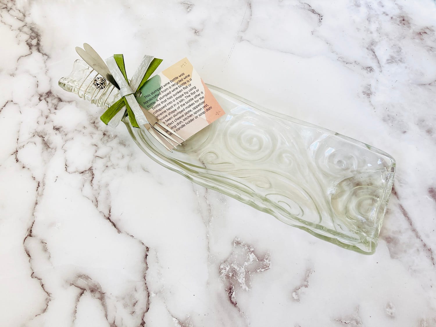 Melted Flattened Wine Bottles For Sale Pricing varies from 28 to 32